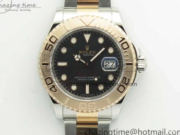 116621 Bracelet Best Dial SS SS 1:1 Black VRF RG on A2836 Edition Yacht-Master 0418